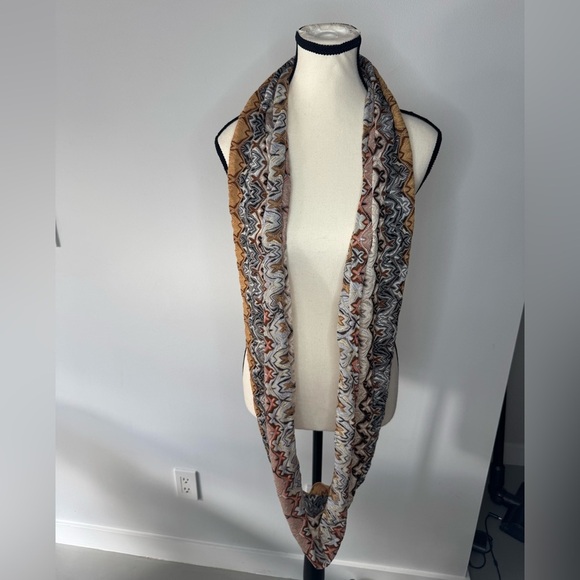 Vintage Missoni Knit Chevron Dress with Scarf and Lining - size IT 42 / US 6 - Picture 16 of 17